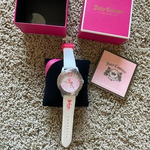 White and Pink Juicy Couture Watch